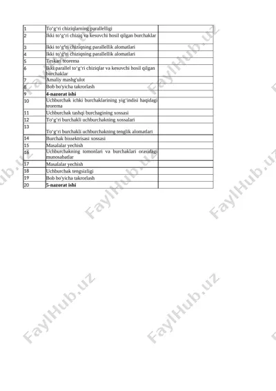 7-sinf geometriya 3-chorak — XLSX