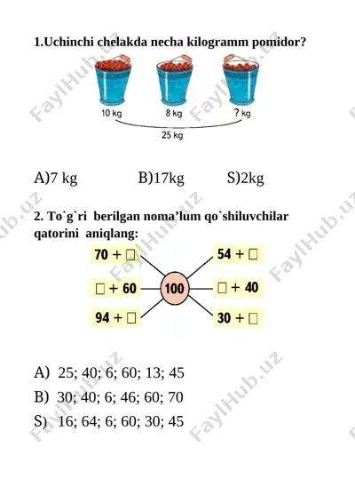 1-sinf matem.test — DOCX