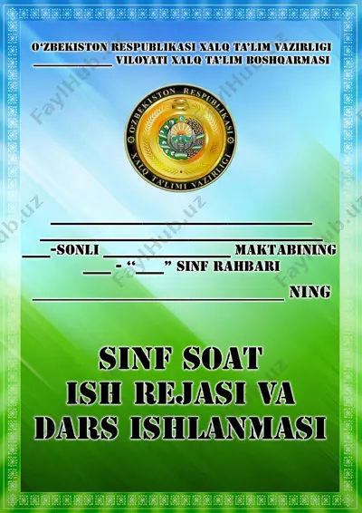 1-sinf_soati_kanspekt_(vosstanovlen) — DOCX