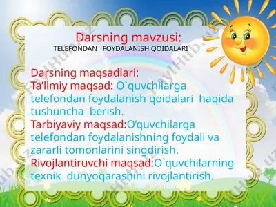 1-sinf tarbiya.pptx. — PPTX