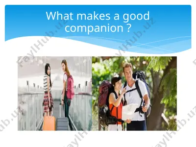 what makes a good companion — PPTX