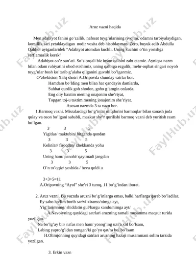 aruz_vazni_haqida_maqola_mashhura_opa — DOCX