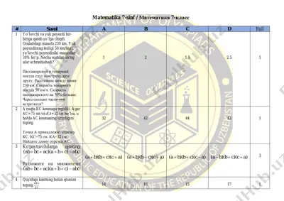 matematika 7-sinf — PDF