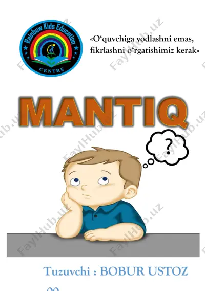 mantiq topshiriq — PDF