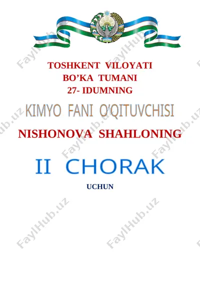 7-sinf kimyo ii chorak 2019-2020 — DOCX