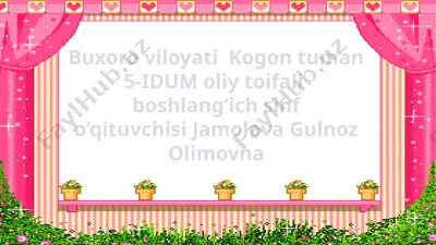 gulnoz opa slayd — PPTX