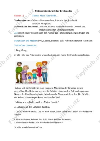 unterrichtsentwurf_ st.12 für erstklässler — DOCX