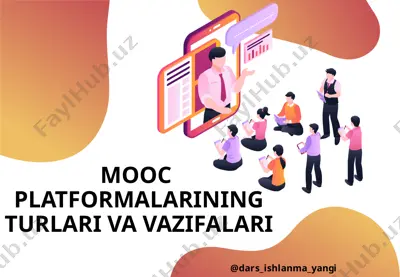 8_sinf_informatika_28_mooc_platformalari_turlari_va_vazifalari+ — PPTX