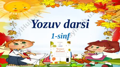 yozuv 2-darsi — PPTX
