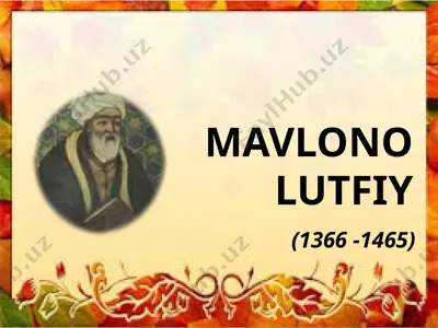 3. lutfiy. tuyuqlar — PPTX