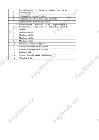 8-sinf-geometriya 4-chorak — XLSX