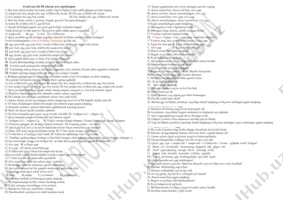 8-sinf ona tili va adabiyot 3-chorak testi — PDF