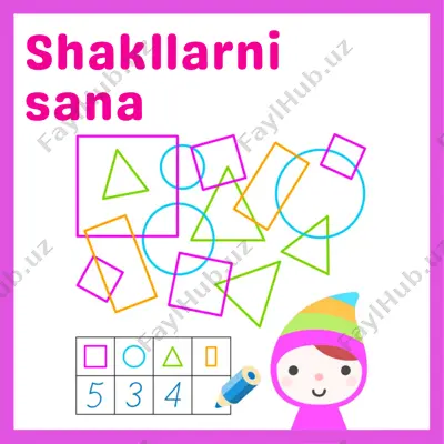shakllarni sana kitobi - iqrokids — PDF