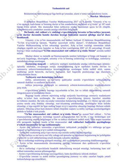 tarbiyaviy soat 1sinf konspek — DOCX