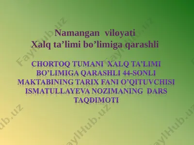 xiva xonligi (2) — PPT