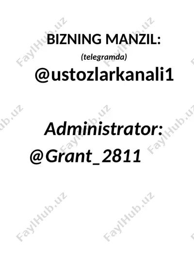 @ustozlarkanali1_ingliz tili_8-sinf_choraklik test — DOCX