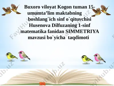 1-sinf matematika husenova d — PPTX