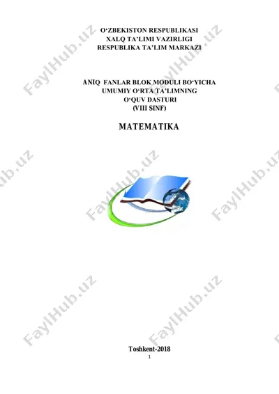 8-sinf-matematika — PDF