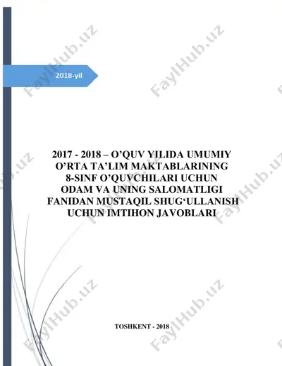 8-sinf biologiya javob — PDF