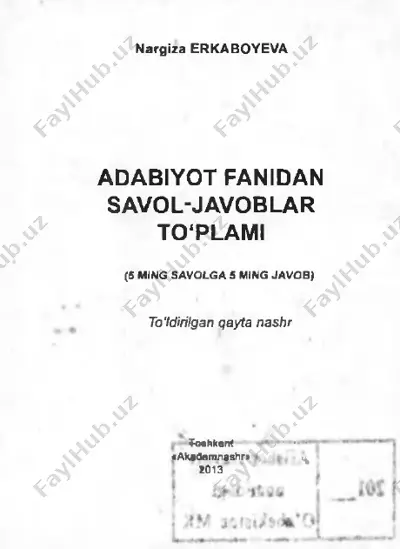 5000 savolga 5000 javob — PDF