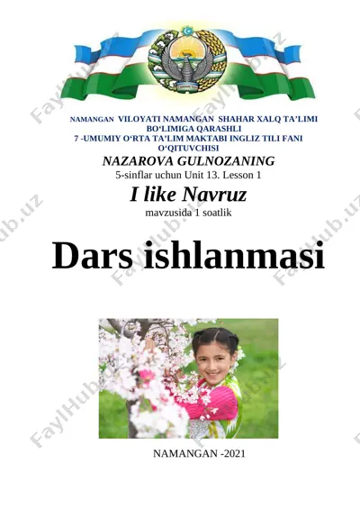 5-sinf 13. i like navruz(1) — DOCX