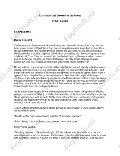 book 5 - harry potter and the order of the phoenix — PDF