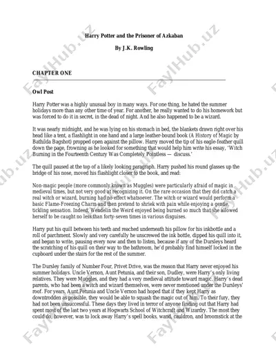 book 3 - harry potter and the prisoner of azkaban — PDF