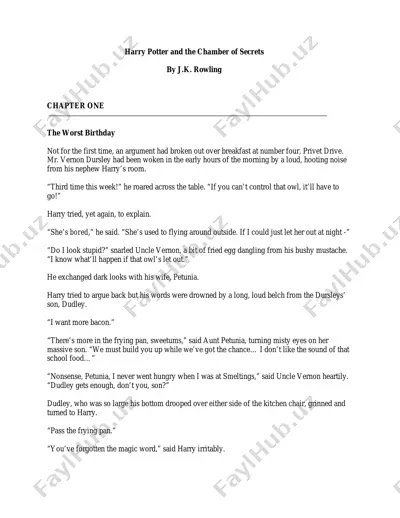 book 2 - harry potter and the chamber of secrets — PDF