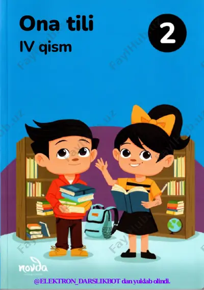 2-sinf ona tili 4-qism (@elekton_darslikbot) — PDF