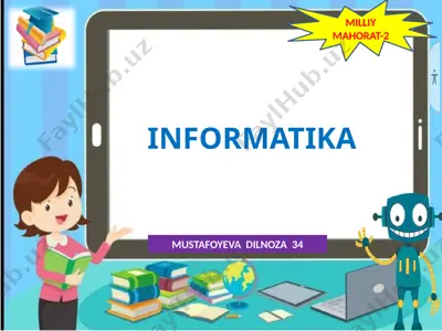 2- sinf informatika 4- chorak 1- dars — PPTX