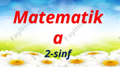 108-dars 2-sinf matematika — PPTX