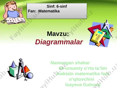 diagramma 6-sinf — PPTX