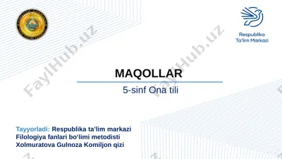ona tili slaydi 5-sinf (2) — PPTX