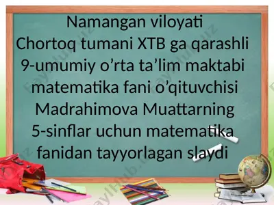 madrahimova muattar — PPTX