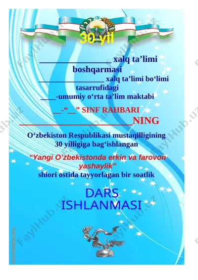 yangi o'zbekiston — DOCX
