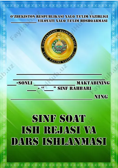 1-sinf sinf soati(1) — DOCX