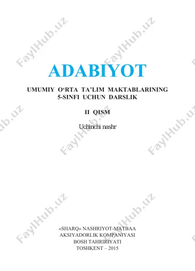 adabiyot 2 5(@kitob_ulashaman_bot) — PDF