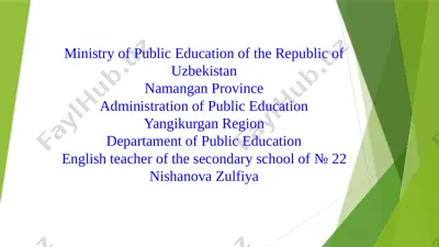 22-maktab nishanova zulfiya — PPTX