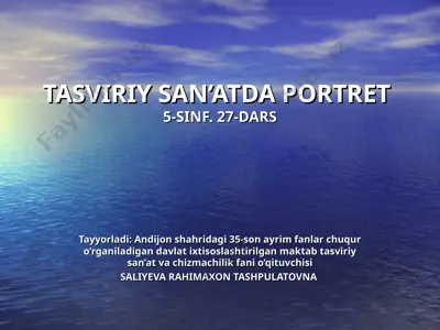 5-sinf.tasviriy san'at.27-dars.35-dim — PPT