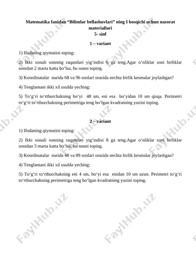 matematika_5-sinf — DOCX