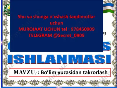 1_sinf_o'qish_3_chorak_bo'lim_yuzasidan_takrorlash_2 — PDF
