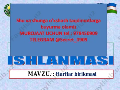 1_sinf_ona_tili_fanidan_harflar_birikmasi_konvertirovan — PDF