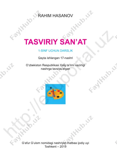 @kitob_darsliklar 1-sinf tasviriy san'at — PDF
