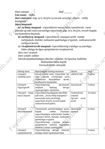 1_sinf_gap_soz_bogin_va_tovush_uzviy — DOCX