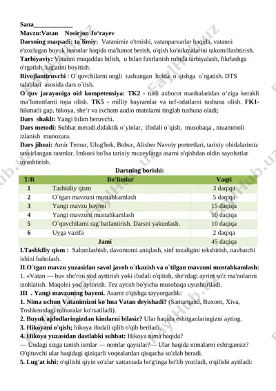 1-sinf o'qish iii-chorak — DOCX