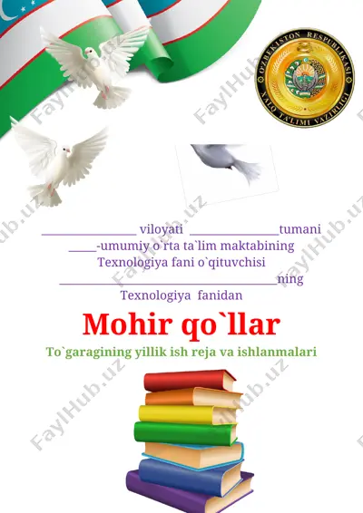 1_4_sinf_mohir_qo`llar_texnologiya_boshlang`ich_to`garak_2020_2021 — DOCX