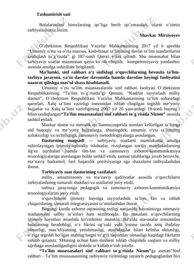 1-sinf 2020-2021 tayyor sinf soati dars ishlanmalari yangi — DOCX