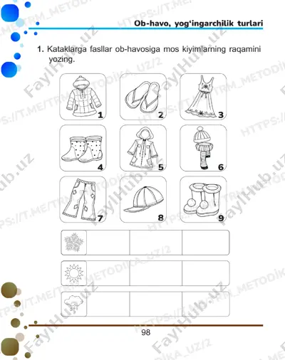 tabiiy fanlar 3 sinf daftar 25-28 dars — PDF