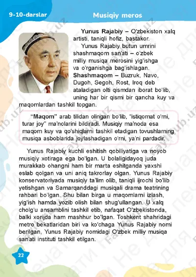 musiqiy savodxonlik_3-sinf_uzbek 9-13 darslik — PDF