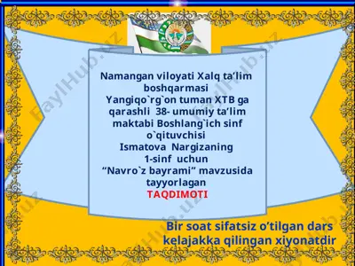 navro`z bayrami — PPT